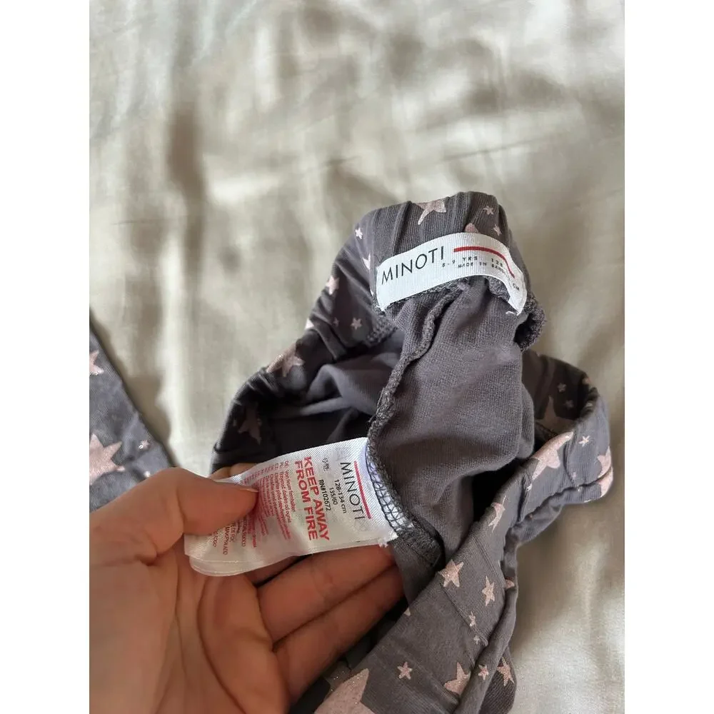 Justice grey athletic leggings size 8